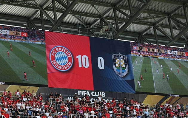 Bayern Munich tạo nên lịch sử tại FIFA Club World Cup với chiến thắng kỷ lục 10-0